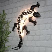 HI Tuinwandlamp Solar Gecko LED