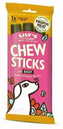 LILY'S KITCHEN CHEW STICKS WITH BEEF 120 GR 3 ST