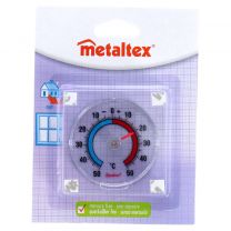 Metaltex Raam Thermometer 8x8 cm Transparant 