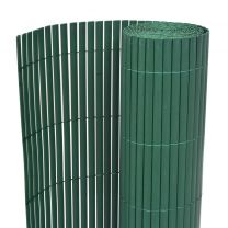  Tuinafscheiding dubbelzijdig 90x500 cm PVC groen
