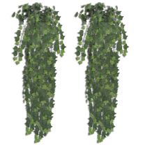  Kunstplanten klimop 90 cm groen 2 st