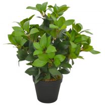  Kunstplant met pot laurierboom 40 cm groen