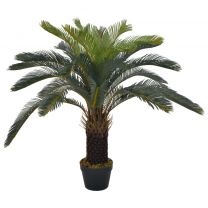 Kunstplant cycaspalm met pot groen 90 cm hoog