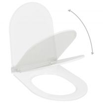  Toiletbril soft-close met quick-release ontwerp wit