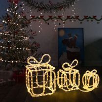  Kerstverlichting voor binnen en buiten cadeaudozen 180 LED's