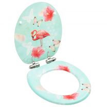  Toiletbril met soft-close deksel flamingo MDF