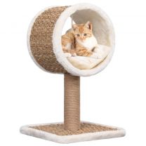  Kattenmeubel met tunnel en speeltje 56 cm zeegras