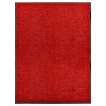  Deurmat wasbaar 90x120 cm rood