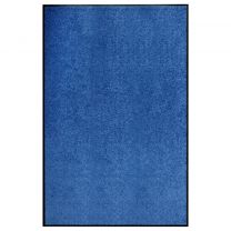  Deurmat wasbaar 120x180 cm blauw