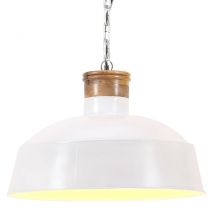  Hanglamp industrieel E27 58 cm wit