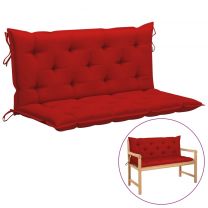  Kussen voor schommelstoel 120 cm stof rood