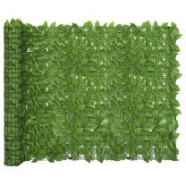  Balkonscherm met groene bladeren 400x150 cm