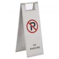 Waarschuwingsbord niet parkeren inklapbaar roestvrij staal