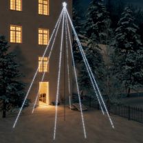  Kerstboomverlichting 1300 LED's binnen/buiten 8 m koudwit