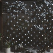  Kerstnetverlichting 306 LED's binnen en buiten 3x3 m koudwit