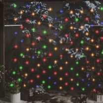  Kerstnetverlichting 306 LED's binnen/buiten 3x3 m meerkleurig