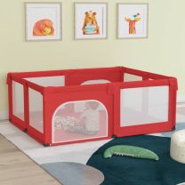  Babybox met 2 deuren oxford stof rood