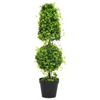  Kunstplant met pot buxus 100 cm groen