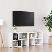  Tv-meubel 104x30x52 cm bewerkt hout wit
