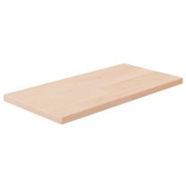  Plank 40x20x1,5 cm onbehandeld massief eikenhout