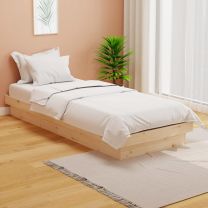  Bedframe massief hout 75x190 cm 2FT6 Small Single