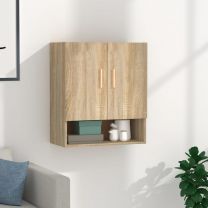  Wandkast 60x31x70 cm bewerkt hout sonoma eikenkleurig
