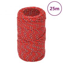  Boottouw 2 mm 25 m polypropyleen rood