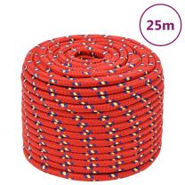  Boottouw 12 mm 25 m polypropyleen rood