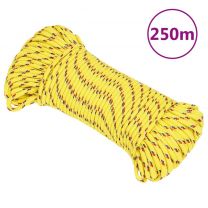  Boot touw 3 mm 250 m polypropyleen geel