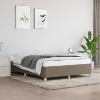  Bedframe stof taupe 140x200 cm