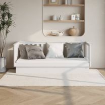  Slaapbank 75x190 cm massief grenenhout wit