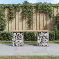  Tuinbank Schanskorfontwerp 103x31x42 cm massief grenenhout