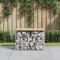 Tuinbank schanskorfontwerp 63x31,5x42 cm massief grenenhout