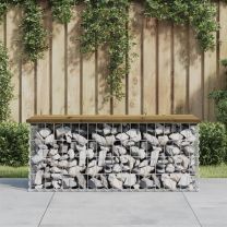  Tuinbank schanskorfontwerp 103x44x42 cm gempregneerd hout
