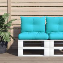  Palletkussens 2 st oxford stof turquoise