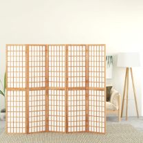 Kamerscherm inklapbaar 5 panelen Japanse stijl 200x170 cm