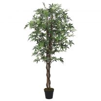  Kunstplant esdoornboom 224 bladeren 80 cm groen