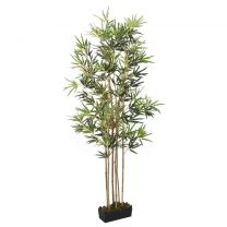  Kunstplant bamboe 368 bladeren 80 cm groen