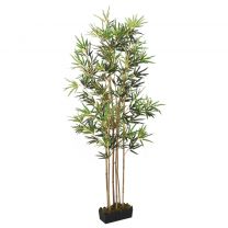  Kunstplant bamboe 828 bladeren 150 cm groen