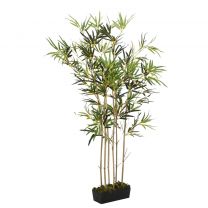  Kunstplant bamboe 828 bladeren 150 cm groen