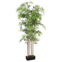  Kunstplant bamboe 730 bladeren 120 cm groen