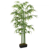  Kunstplant bamboe 240 bladeren 80 cm groen