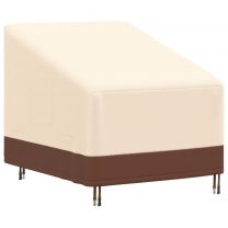  Tuinmeubelhoes loungestoel 600D 79x97x48/74 cm oxford beige