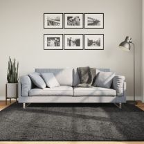  Vloerkleed shaggy hoogpolig modern 200x200 cm antraciet
