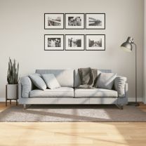  Vloerkleed PAMPLONA shaggy hoogpolig modern 100x200 cm beige