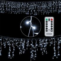 Regenlichtketting Kerstmis 400 LED's 15m met afstandsbediening