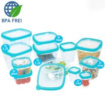 Voedsel Opslag Dozen 24-dlg. Blauw BPA-vrij 
