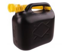 Jerrycan 5 ltr zwart benzinebestendig 