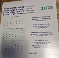Brepols Driemaandskalender 2023