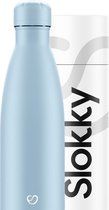 Slokky Pastel Blauw Thermosfles & Drinkfles - 500ml